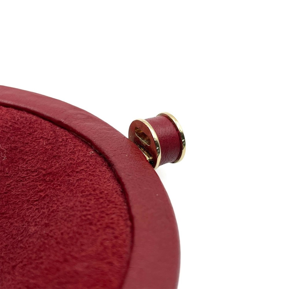 BOTTEGA VENETA coin purse/wallet, leather, red, for men and women. - Picture 9 of 12